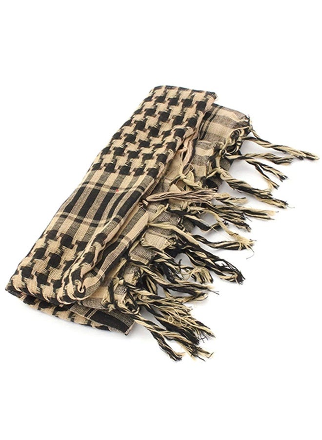 Occuwzz Polyester scarf windproof and sandproof soft and fashionable plaid square scarf outdoor camping headscarf suitable for men and women for hiking and backpacking - Image 3