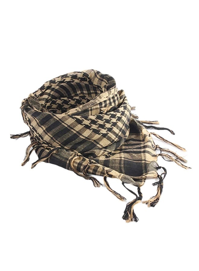 Occuwzz Polyester scarf windproof and sandproof soft and fashionable plaid square scarf outdoor camping headscarf suitable for men and women for hiking and backpacking - Image 2