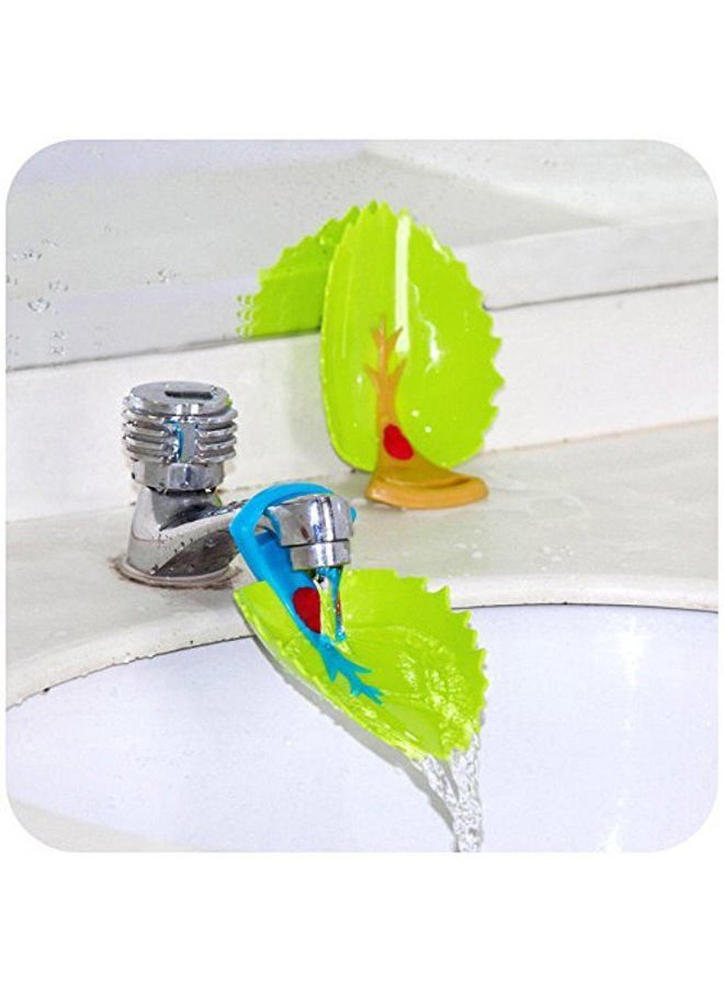 Yonisun Faucet Cover, Leaf Design Safety Faucet Extender for Children Toddler Kids Hand Washing Baby Kids Hand Wash Helper Bathroom Sink(2PCS/Pack)  - Image 1