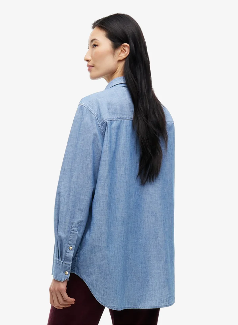 تومي جينز Chambray Tie Shirt