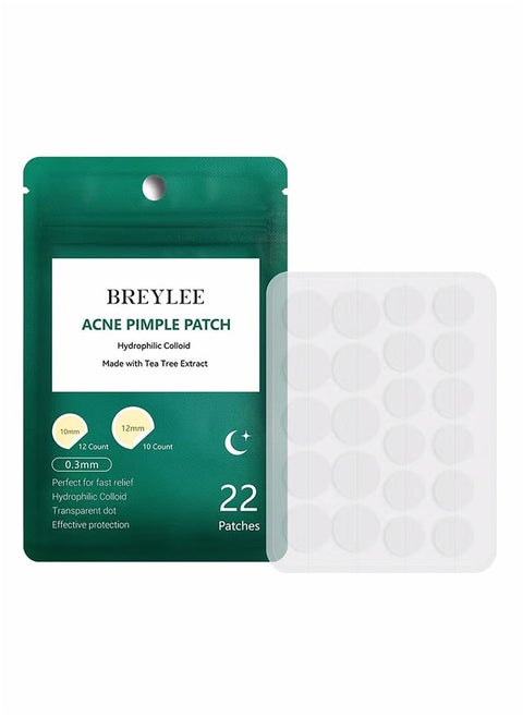 22-Piece Invisible Acne Pimple Patch Set Clear