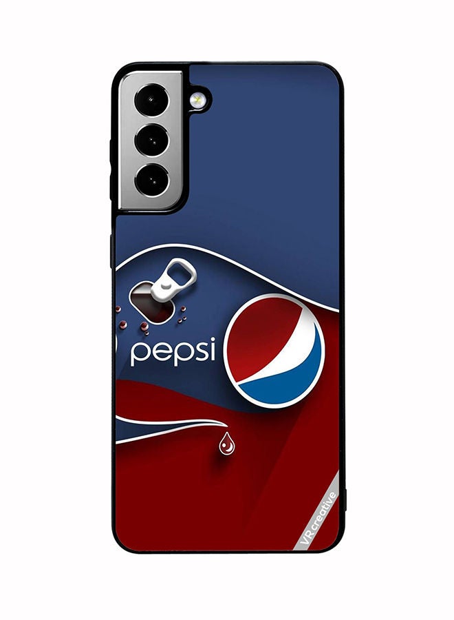 VR CREATIVE Protective Case Cover For Samsung Galaxy S21 FE 5G Pepsi Design Multicolour - Image 1