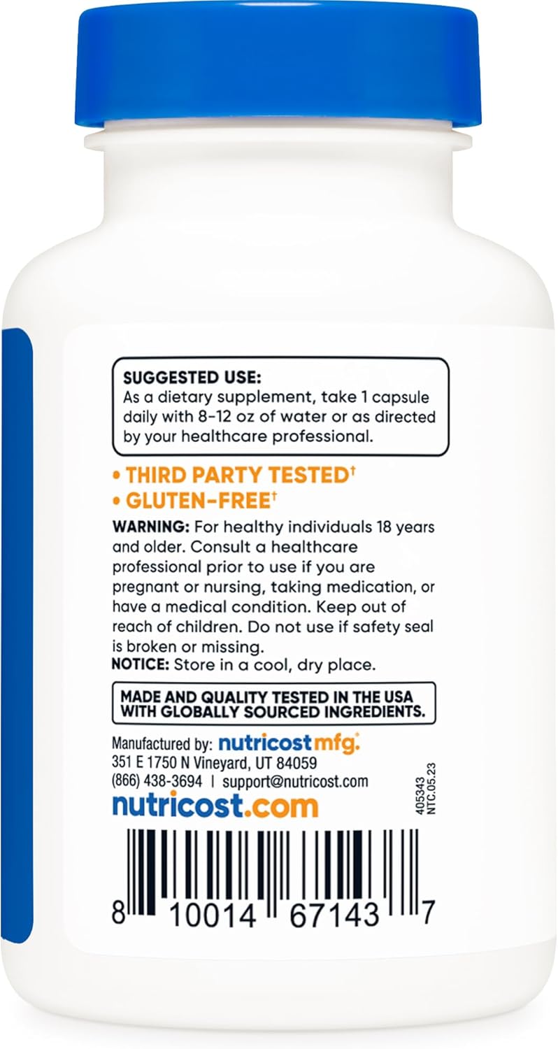 Nutricost Grapefruit Seed Extract 2000mg 60 Vegetarian Capsules  Gluten Free NonGMO - Image 3