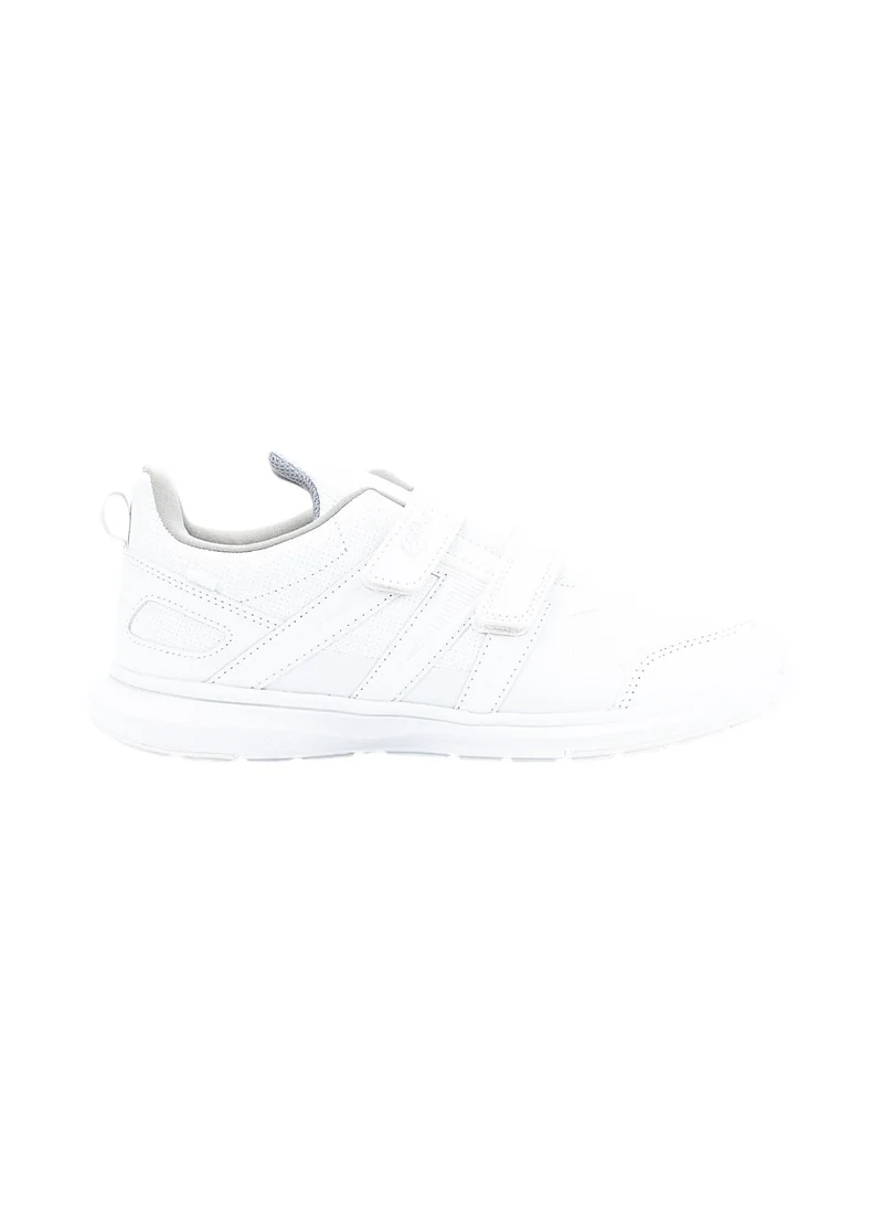 Bata Solid Sneakers with Hook and Loop Closure - Junior