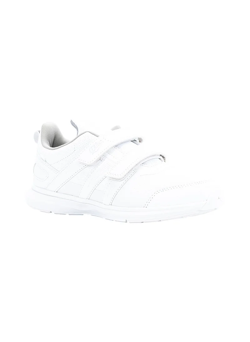 Bata Solid Sneakers with Hook and Loop Closure - Junior