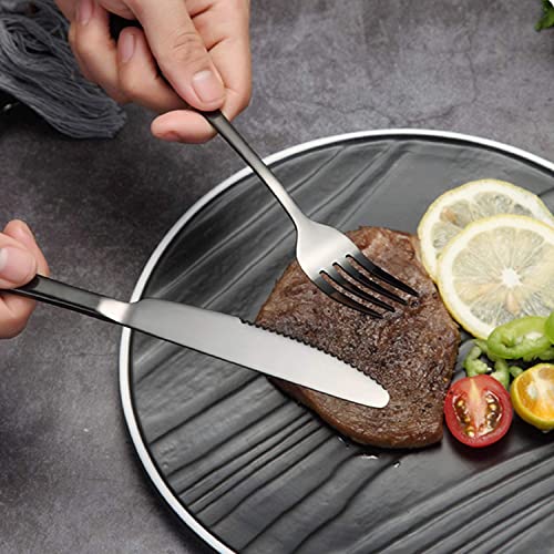 Linist Portable Utensils Set with Case, Reusable Stainless Steel Cutlery Set, Healthy & Eco-Friendly 3 PCs Knife,Fork,Spoon Cutlery, Ideal for Travel Camping, Office - Image 5