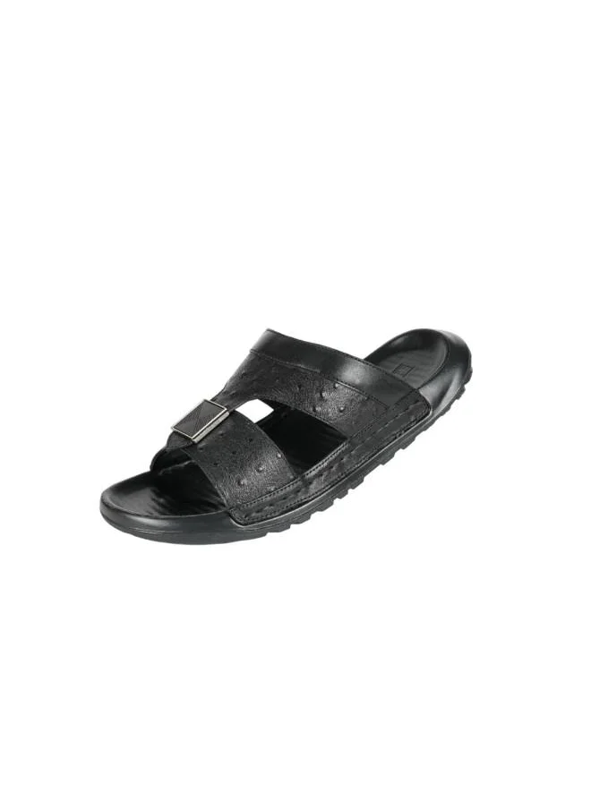 barjeel uno 008-3635 Barjeel Uno Mens Casual Sandals 30059-8 Black