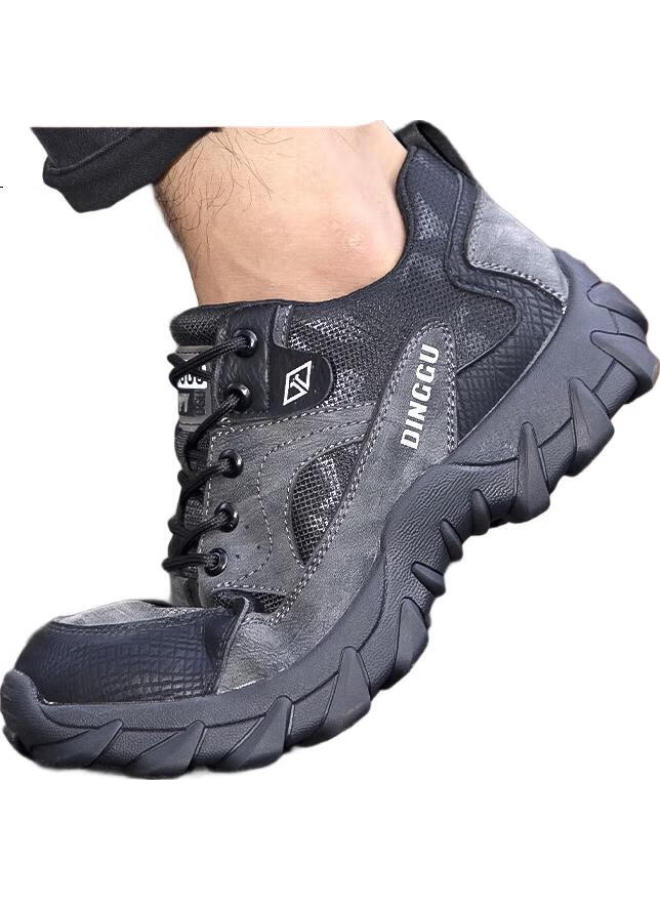 Dinggu Men'S Steel Toe High-Top Safety Shoes With Anti-Smashing And Anti-Stab Design For All Seasons, Warm Lining, Model 1279Hui41 - Image 3