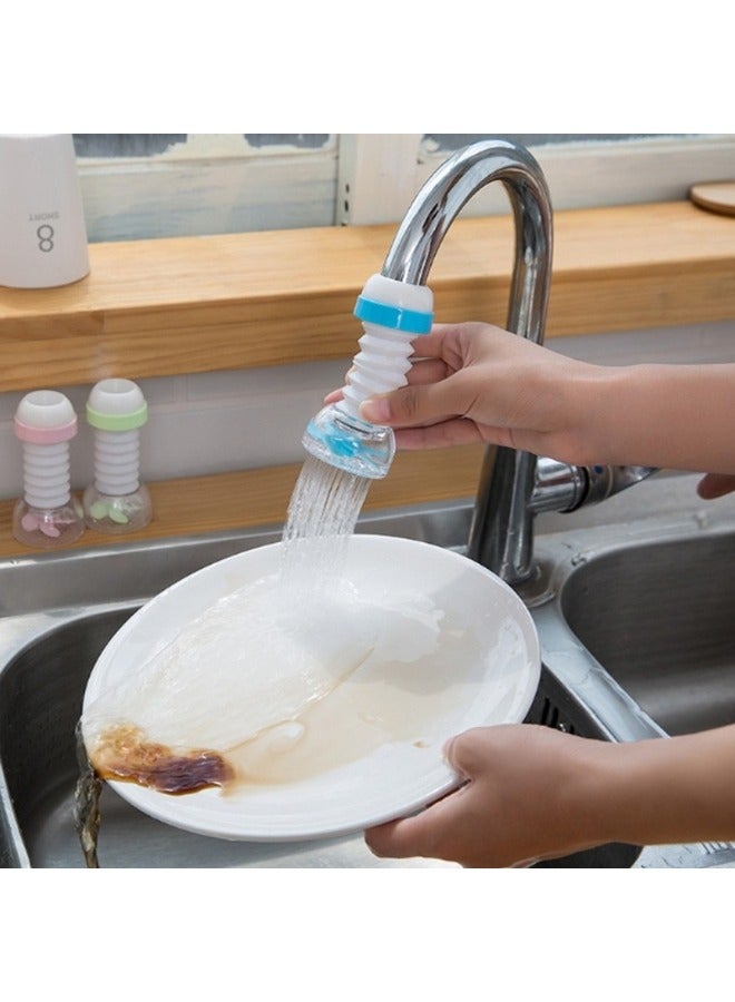 360° Rotating Faucet Extension with Adjustable Water Flow Splash-Proof and Flexible Kitchen Sink Attachment (Random Color) - Image 3