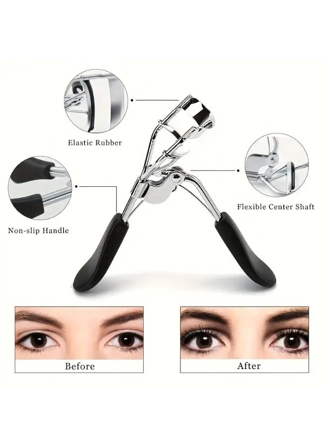 Shein 13 Piece Eyelash Curler & Brush Set – Lash Curler, Mascara Brush, 10 Angled Eyebrow Brushes & Dual Brow Comb multicolor - Image 2