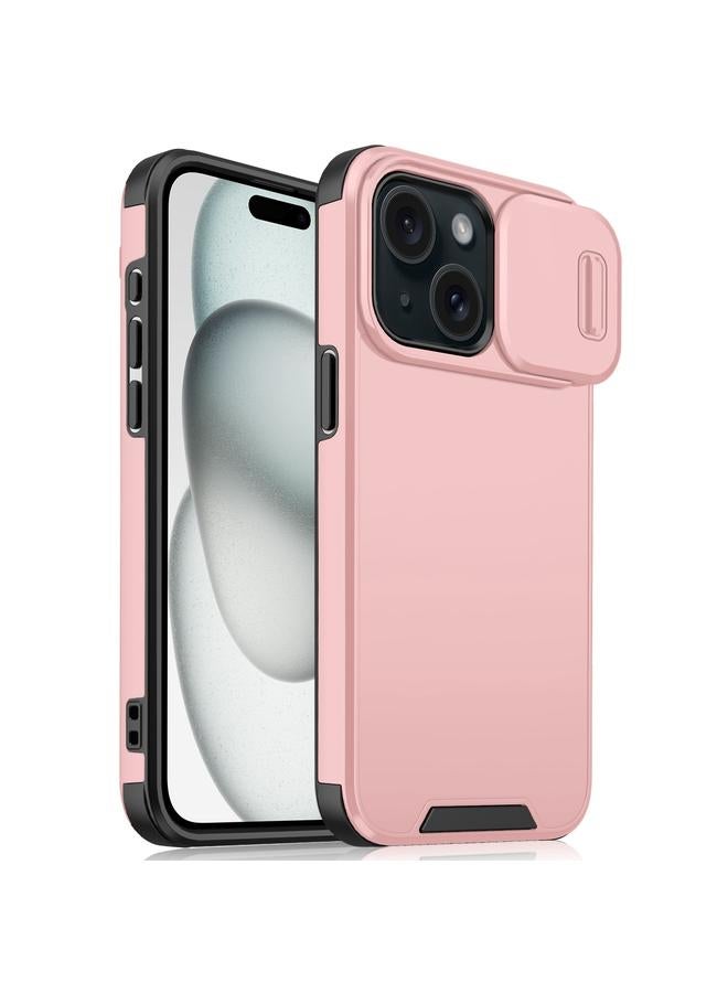 اس-توب جراب لهاتف iPhone 15 Sliding Camshield TPU + PC - Image 1