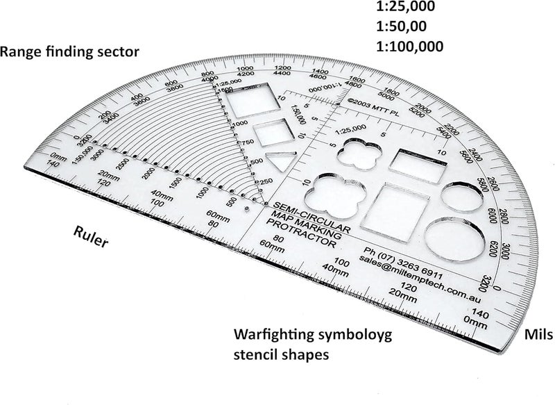 MTT PL Map Marking Protractors - Image 4