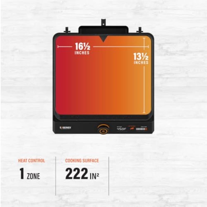 Tabletop electric griddle for home cooking, aluminum with non-stick coating, black, adjustable temperature control and even heat distribution - Image 4