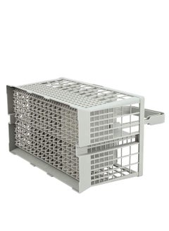 KASTWAVE Dishwasher Basket, Universal Dishwasher Basket Dinnerware Replacement Rack Accessory Cutlery Holder Fits for Most Dishwasher  - Image 3