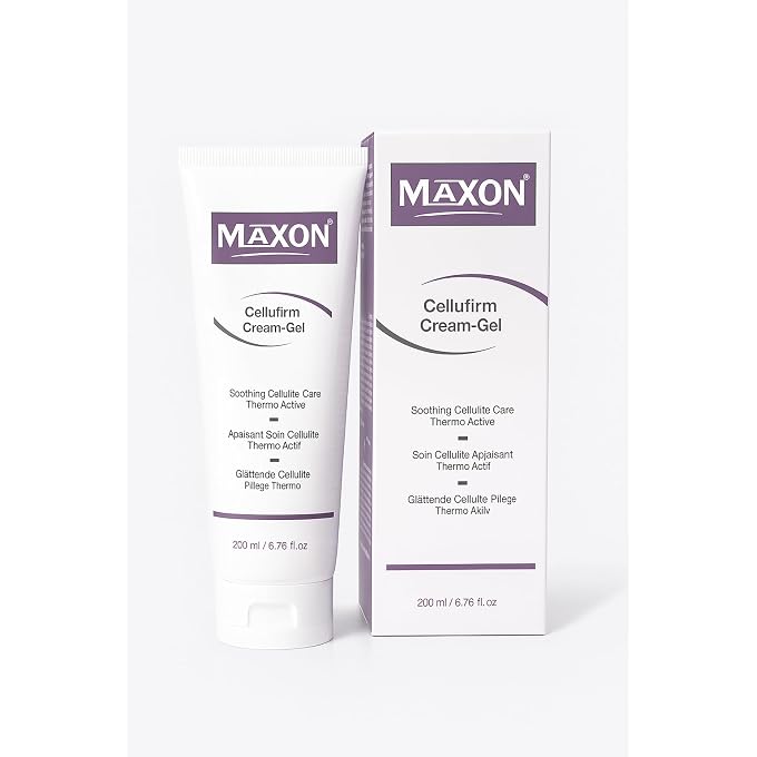 MAX-ON MAXON Cellufirm Cream-Gel Anti-Cellulite & Firming Gel with Thermo Active Formula, Smooth Skin & Reduce Appearance of Cellulite 200ml - Image 1