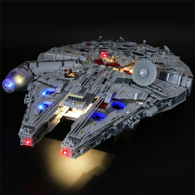 GEAMENT LED Light Kit Compatible with Lego 75192 UCS Ultimate Millennium Falcon Model Set Not Included - Image 2