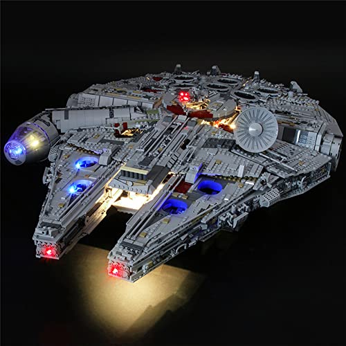 GEAMENT LED Light Kit Compatible with Lego 75192 UCS Ultimate Millennium Falcon Model Set Not Included - Image 1