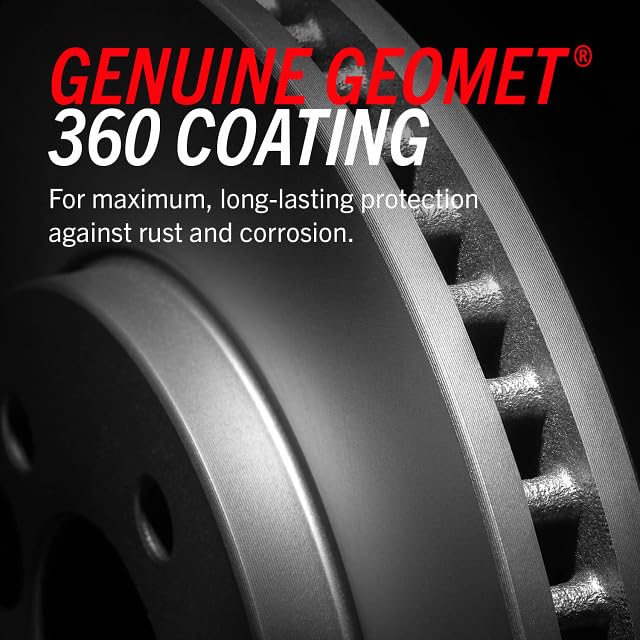 POWERSTOP Power Stop Rear CRK8772 Geomet Coated Brake Rotor and Pad Kit For Hyundai Sonata 2020-2022, Kia K5 2021-2023 [Model Specific] - Image 5