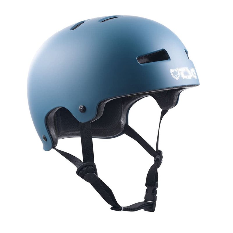 TSG Evolution Bike Skate Helmet wSnug Fit for Cycling BMX Skateboarding Rollerblading Roller Derby EBoarding ESkating Longboarding Park Skating Urban EPS Satin Teal SM - Image 2