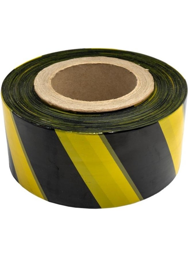 TiTi Safety Tape Yellow Black Warning Tape Large Size 7.5cm 500MT  - Image 2