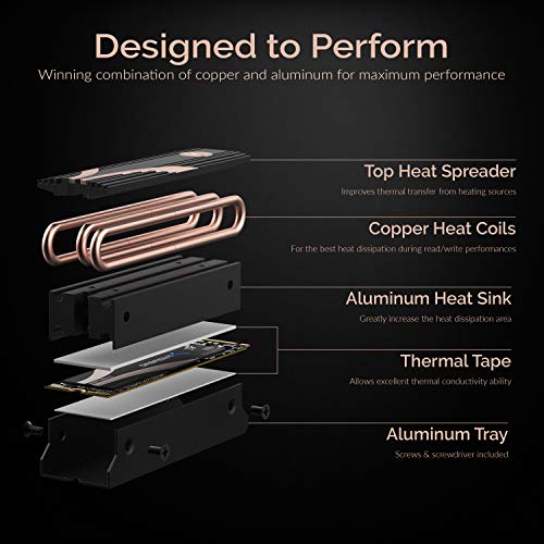 SABRENT M.2 2280 SSD Rocket Heatsink (SB-HTSK) - Image 4