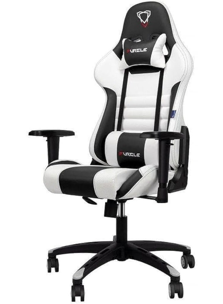 4D Adjustable Ergonomic Swivel Gaming Chair - PU Leather Seat with Tilt Backrest - Image 1
