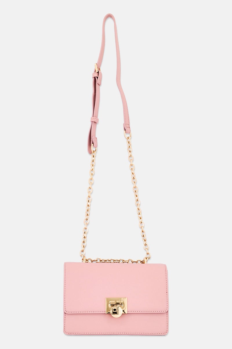 ANNE KLEIN Women Brand Logo Cross Body Bag, Pink - Image 1