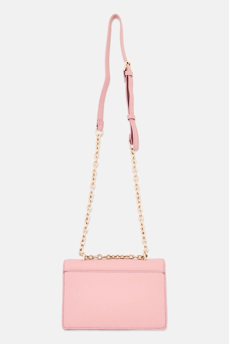 ANNE KLEIN Women Brand Logo Cross Body Bag, Pink - Image 2