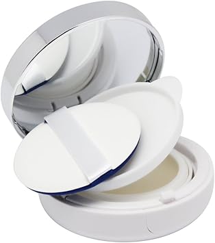 SelfTek Empty Foundation Puff Box Air Cushion Container for DIY BBCC Cream Liquid Foundation with Mirror and Sponge Puff - Image 1