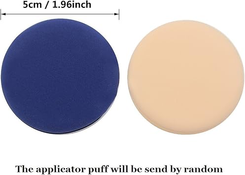 SelfTek Empty Foundation Puff Box Air Cushion Container for DIY BBCC Cream Liquid Foundation with Mirror and Sponge Puff - Image 5