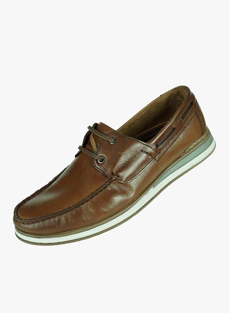 DEMOCRATA 032-146 Democrata Mens Casual Boat Shoes Shoes 252104-004 Tan - Image 3