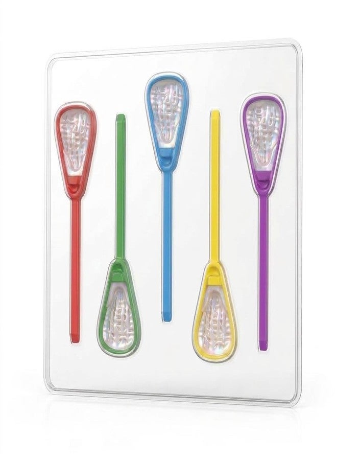 Lollipops Lacrosse Stick Lollipop Chocolate Candy Mold 3445-5 Cavities - Image 1