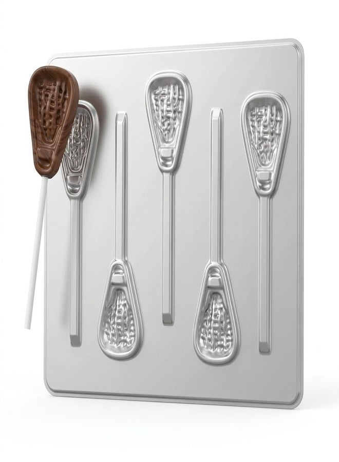 Lollipops Lacrosse Stick Lollipop Chocolate Candy Mold 3445-5 Cavities - Image 4