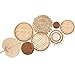 Unittype Unittype Wall Basket Decor Set of 8 Boho Wicker Wall Handmade Decor with Rattan Mirror Farmhouse Woven Wall Hanging  - Image 2
