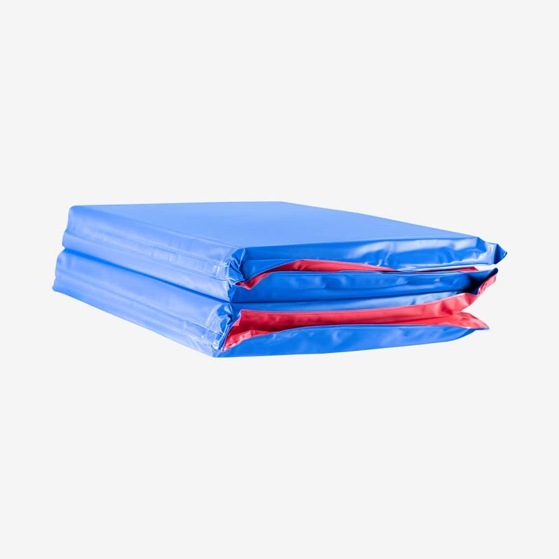 KinderMat, 1" Thick KinderMat, 4-Section Rest Mat, 45" x 19" x 1", Red/Blue, Great for School, Daycare, Travel, and Home, 100% Made in USA - Image 3