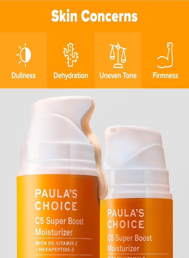 Paula's Choice C5 Super Boost Face Moisturizer with 5% Vitamin C & Squalane, Daily Face Lotion for Discoloration, Uneven Tone, Fine Lines & Breakout-Prone Skin, Fragrance-Free, 1.7 Fl Oz - Image 4