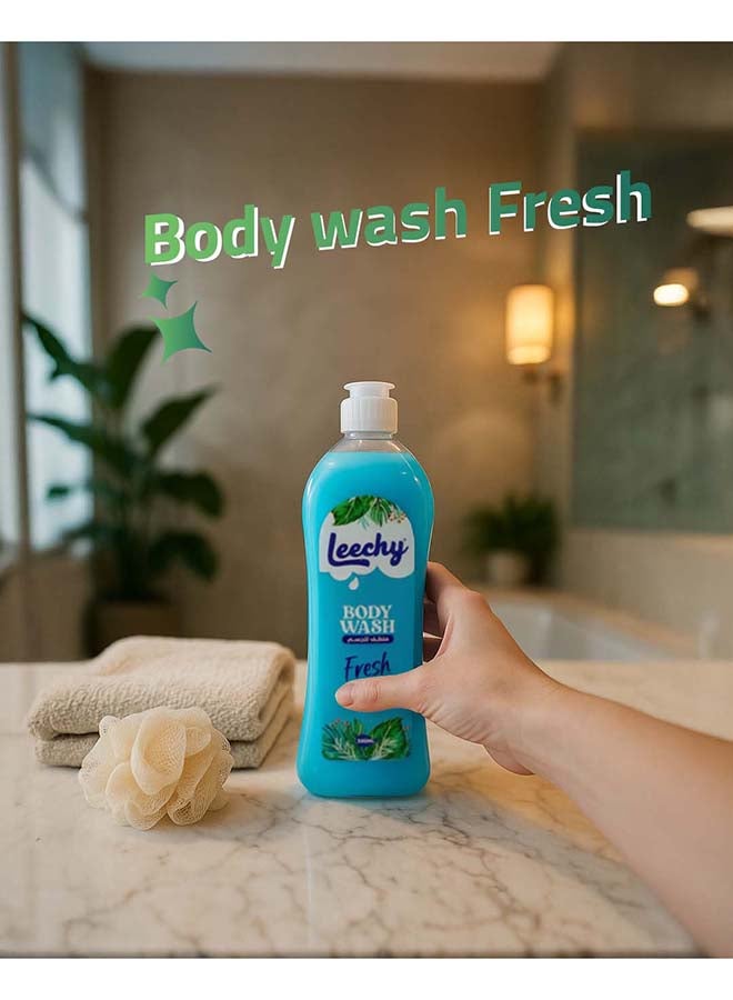 Leechy Body Wash Fresh 500ML - Image 3