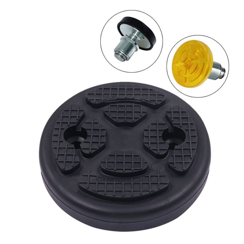 Heavy Duty Black Rubber Pads for Car and Truck Hoists 2pcs Anti Slip Design - Image 3