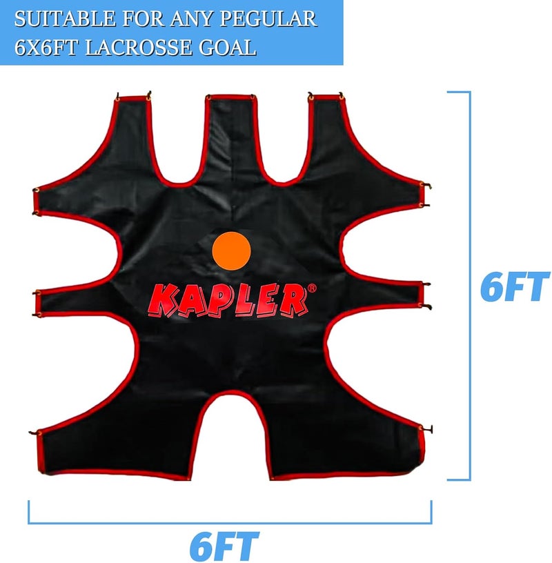 Kapler Lacrosse Goal Shooting Targets - 6x6ft Corner Target for Shooting Practice - Lacrosse Gifts for Boys and Girls - Fits Official Size Goals - Image 2