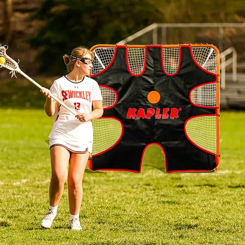 Kapler Lacrosse Goal Shooting Targets - 6x6ft Corner Target for Shooting Practice - Lacrosse Gifts for Boys and Girls - Fits Official Size Goals - Image 4