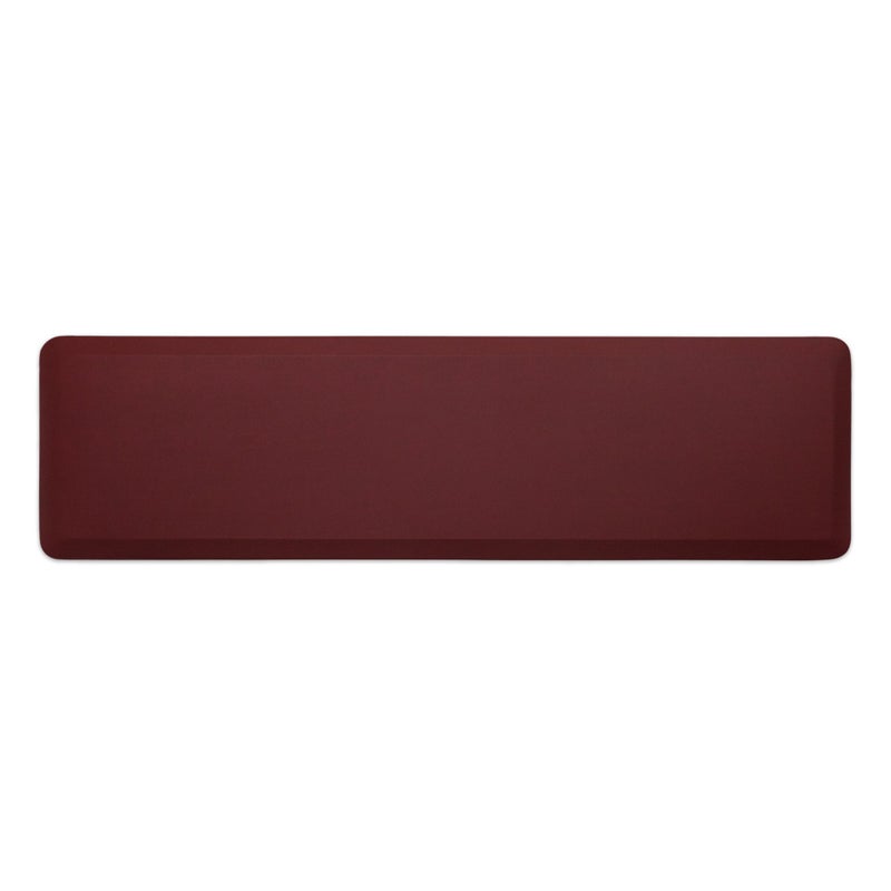 GelPro Designer Comfort Ergo-Foam Cushioned Anti-Fatigue Standing Kitchen Floor Mat, Padded Stain-Resistant, Waterproof, Non-Slip Comfort Padded Desk/Office Mat - 20" x 72", Grasscloth Crimson - Image 1