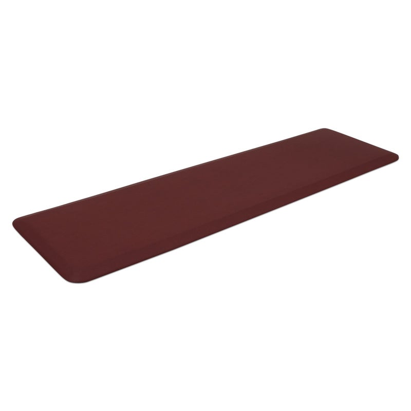 GelPro Designer Comfort Ergo-Foam Cushioned Anti-Fatigue Standing Kitchen Floor Mat, Padded Stain-Resistant, Waterproof, Non-Slip Comfort Padded Desk/Office Mat - 20" x 72", Grasscloth Crimson - Image 2