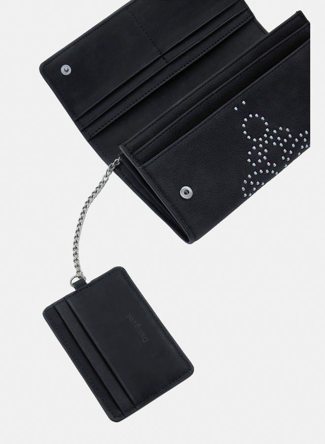DESIGUAL Large studded cardholder wallet - Image 3