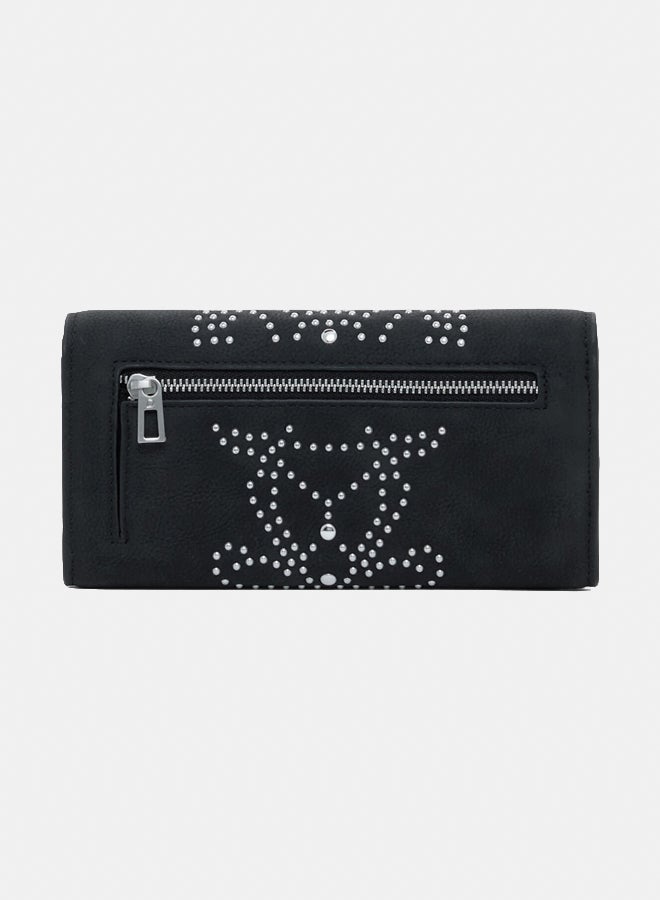 DESIGUAL Large studded cardholder wallet - Image 4