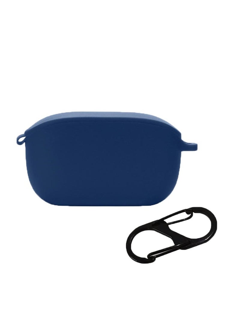 Case Compatible with JBL Wave 100TWS Shockproof Silicone Cover Earphone Pouch (Blue) - Image 1