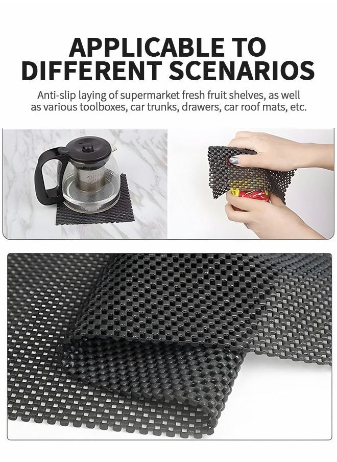 GROIC - Trunk Mat for Cars Anti Slip Mat,Anti slip pad for car center console,Easily Cuttable to Different Sizes Universal Fit Multiple Use Car Roof Protector, Rug Non Slip Mat Pad - Image 1