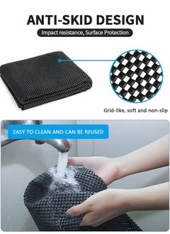 GROIC Trunk Mat for Cars Anti Slip Mat,Anti slip pad for car center console,Easily Cuttable to Different Sizes Universal Fit Multiple Use Car Roof Protector, Rug Non Slip Mat Pad  - Image 3