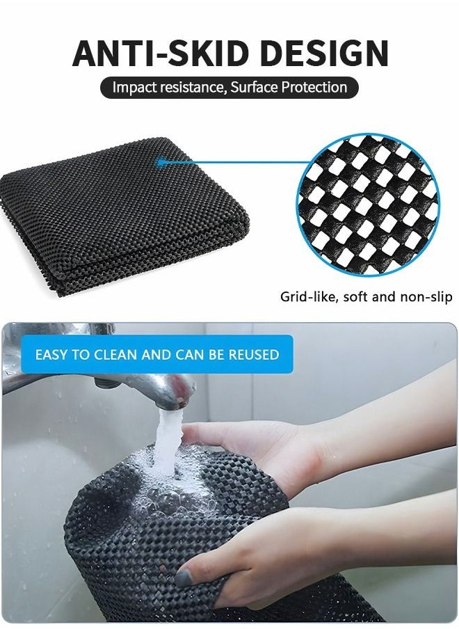 GROIC - Trunk Mat for Cars Anti Slip Mat,Anti slip pad for car center console,Easily Cuttable to Different Sizes Universal Fit Multiple Use Car Roof Protector, Rug Non Slip Mat Pad - Image 1