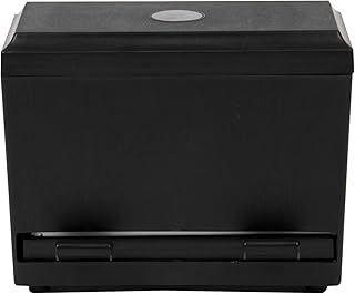 Mind Reader Mind Reader One-Touch Straw Holder, Table Top, Bulk Dispenser for Restaurant, Picnic, Classroom, Holds up to 250, Black  - Image 1
