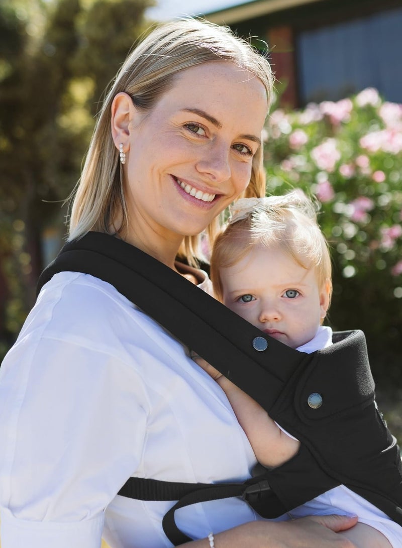 Momcozy Baby Carrier with Hip Seat, 2-in-1 Forward-Facing Carry for Active Babies, Detachable Hands-Free Infant Carrier up to 44lbs, All Seasons Toddler Carrier Fits Waist Sizes up to 47 Inches - Image 4